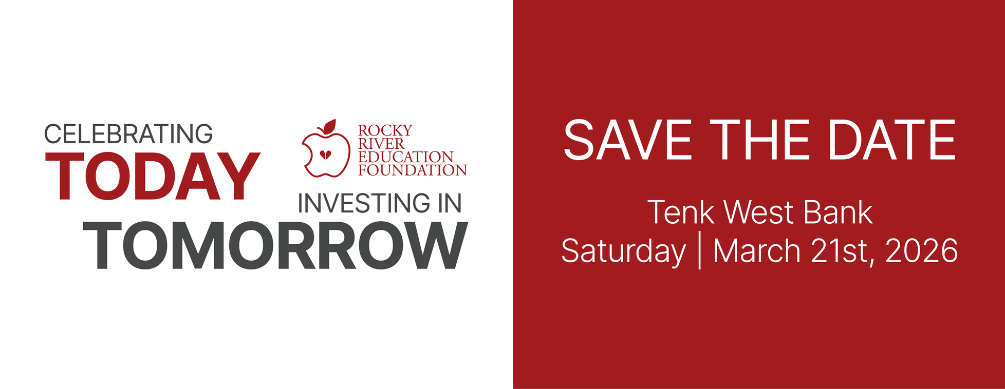 Celebrating Today, Investing in Tomorrow